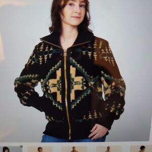PENDLETON 'Foxglove" Fleece Bomber XXL (NWT)